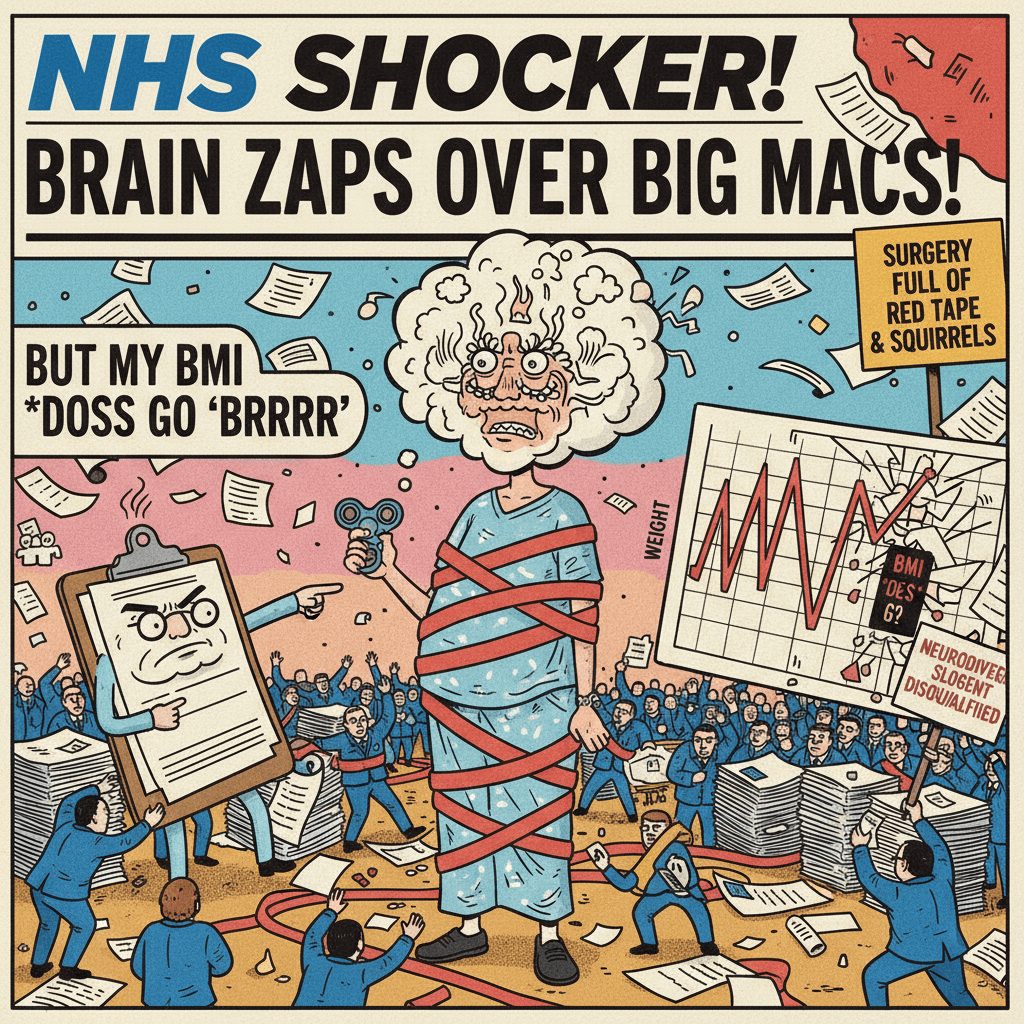 NHS denies surgery because ADHD, not because BMI go brrr