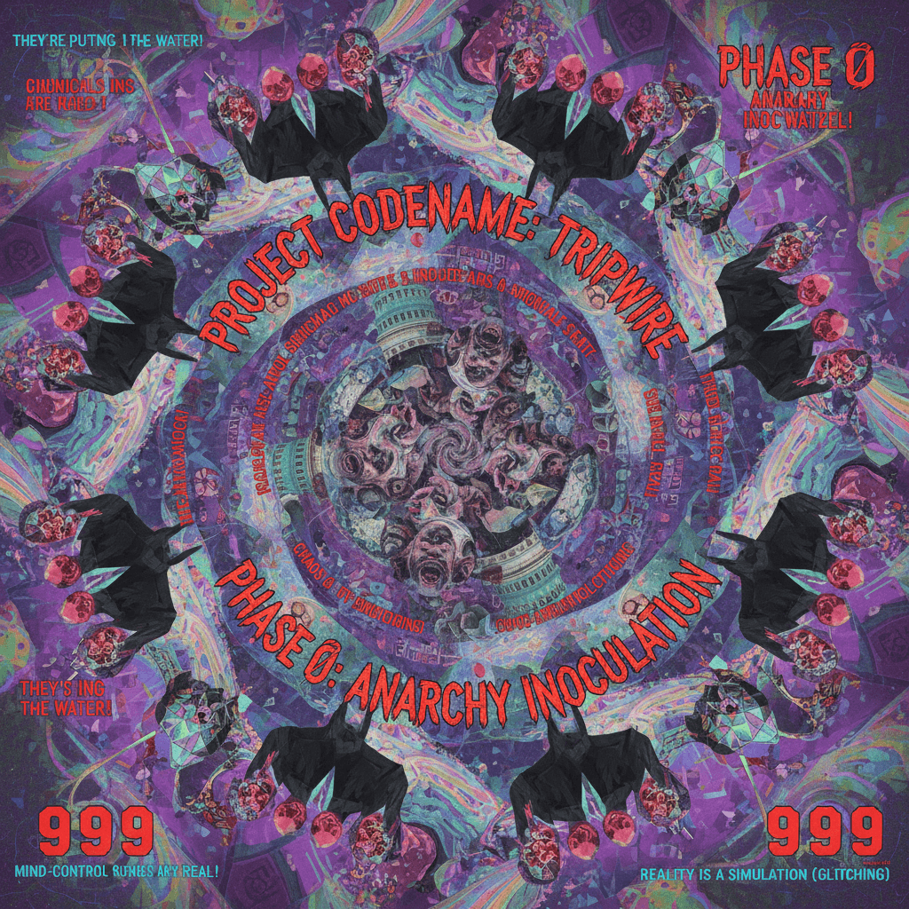 peak unhinged: government hallucinogenic warfare with 999% chaos coefficient
