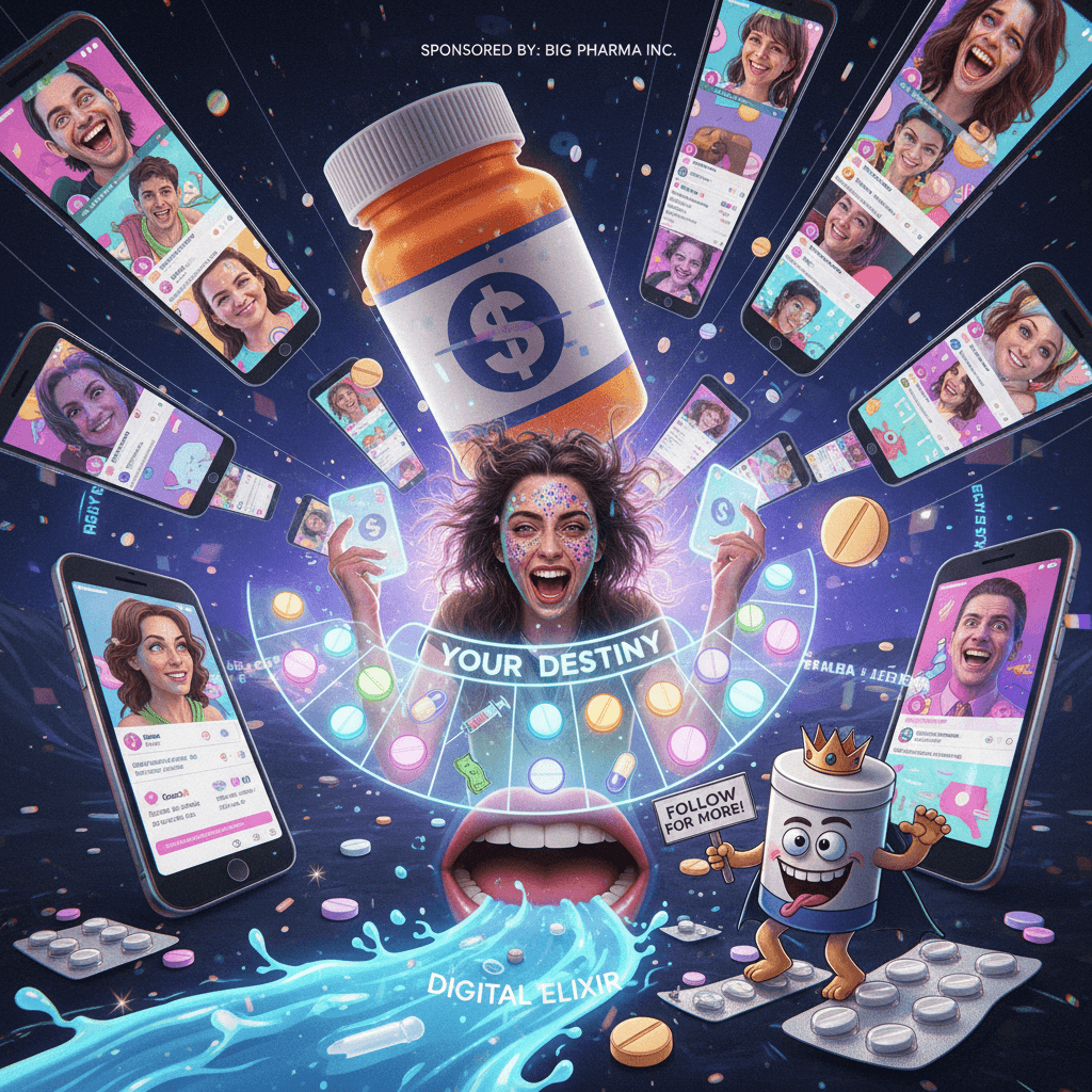 Big Pharma meets TikTok: your destiny is now a swipeable menu