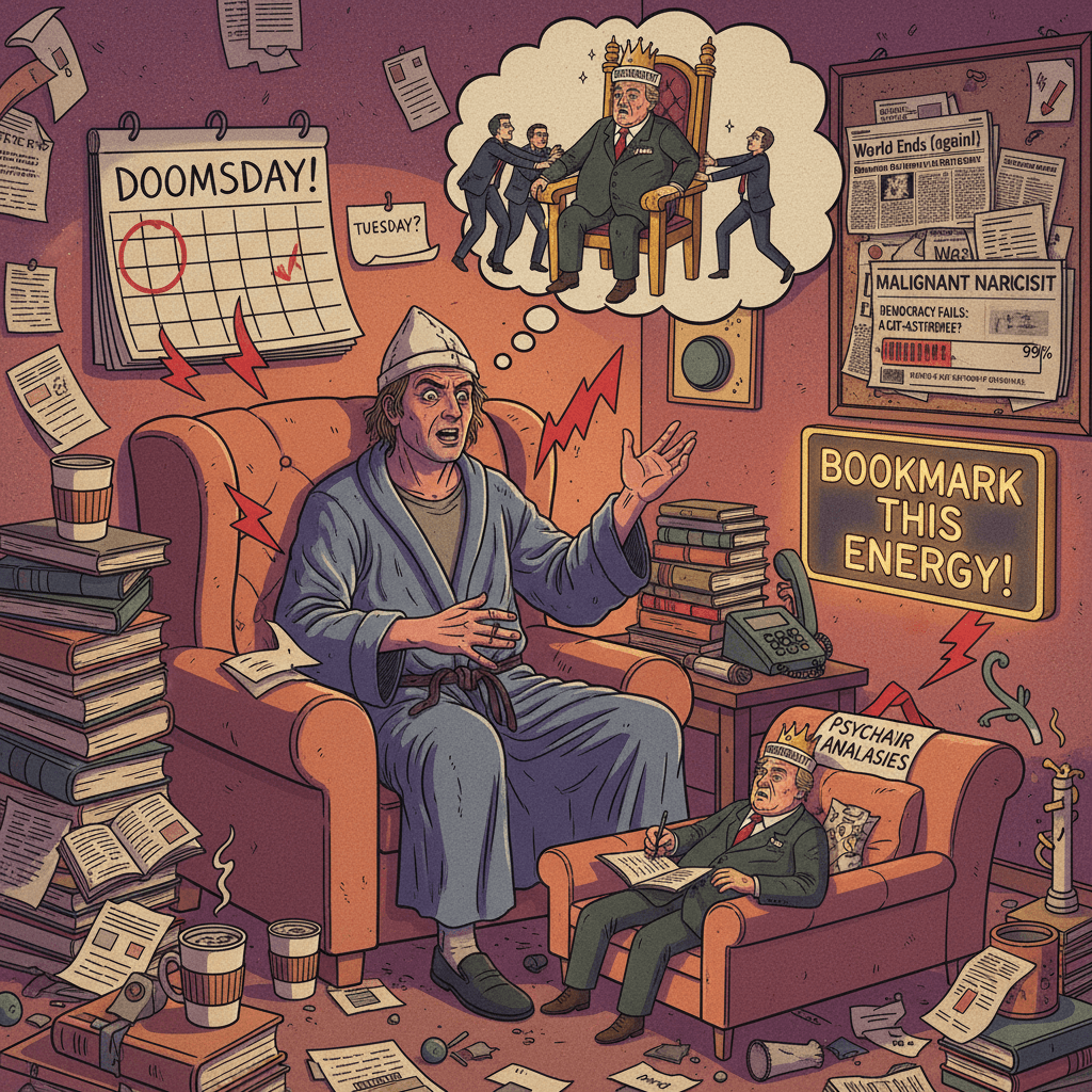 guy predicts apocalypse, forgets presidents can't just refuse to leave