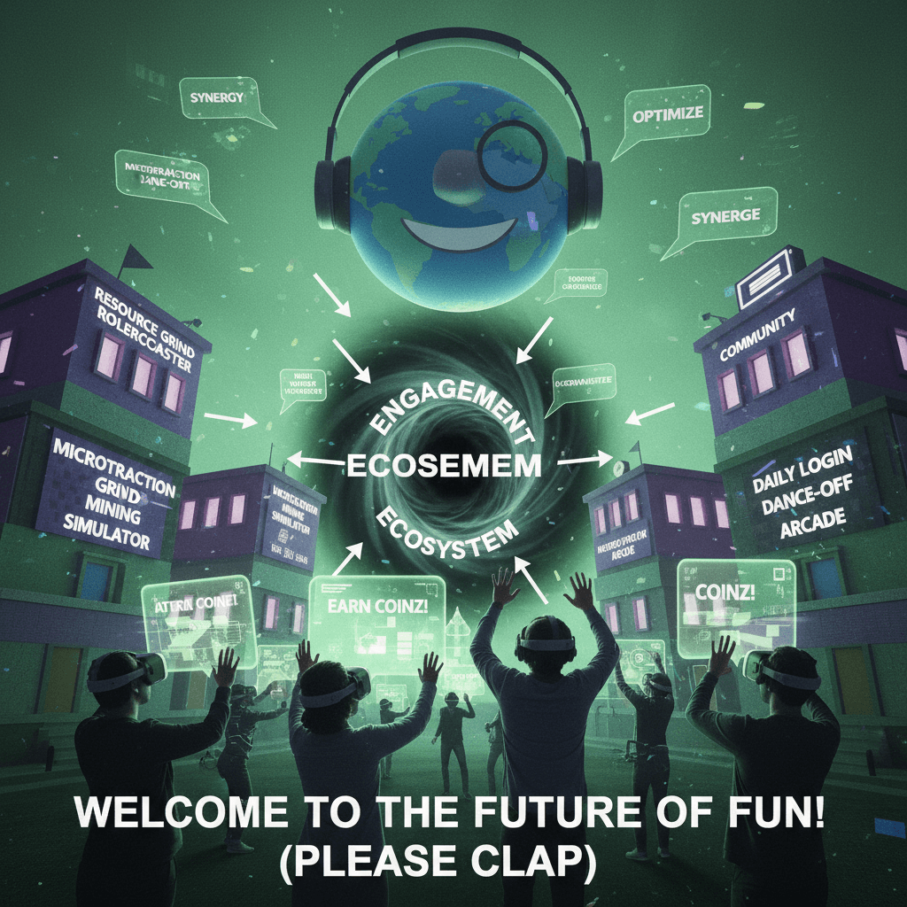 Soulless VR town-building that screams 'please engage with our ecosystem'