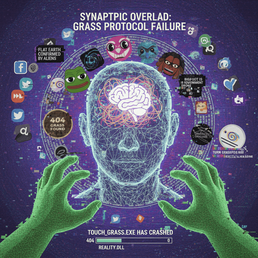 Peak internet brain detected, touch grass immediately