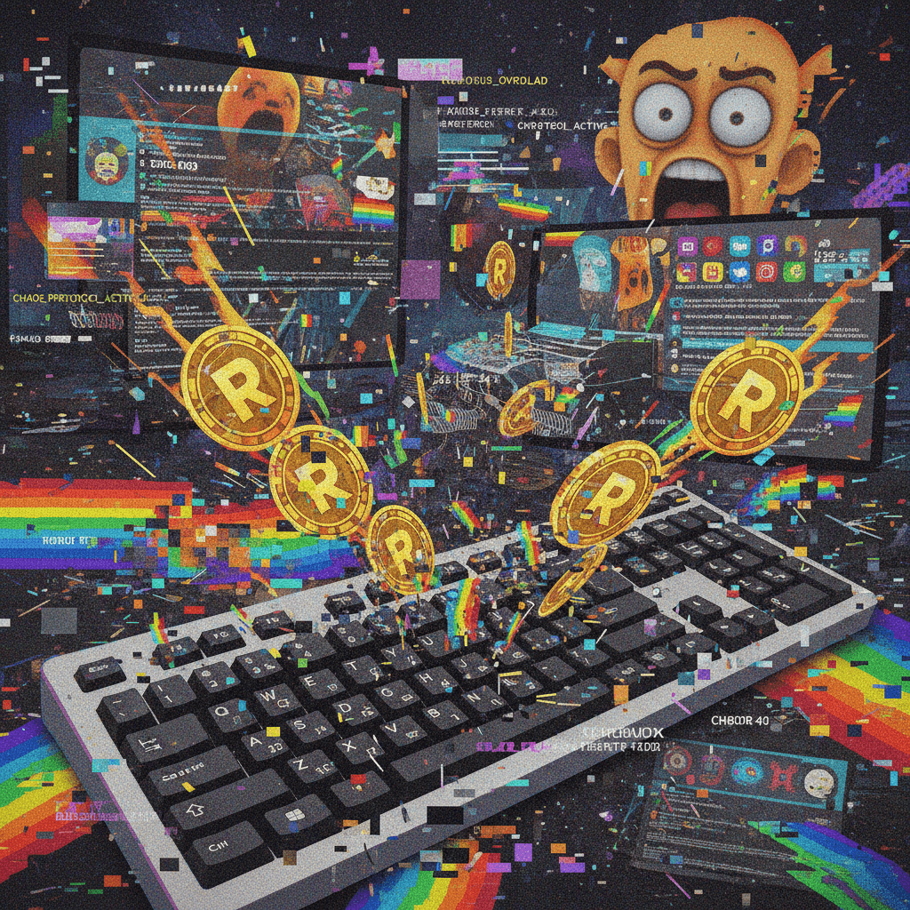 Keyboard had a seizure, Robux were involved, chaos ensued