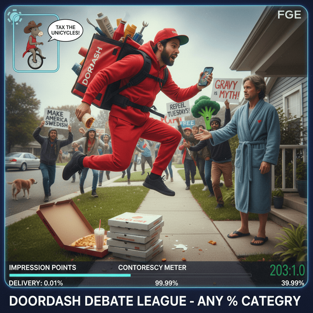 random-political-hot-take-at-doordash-driver-speedrun