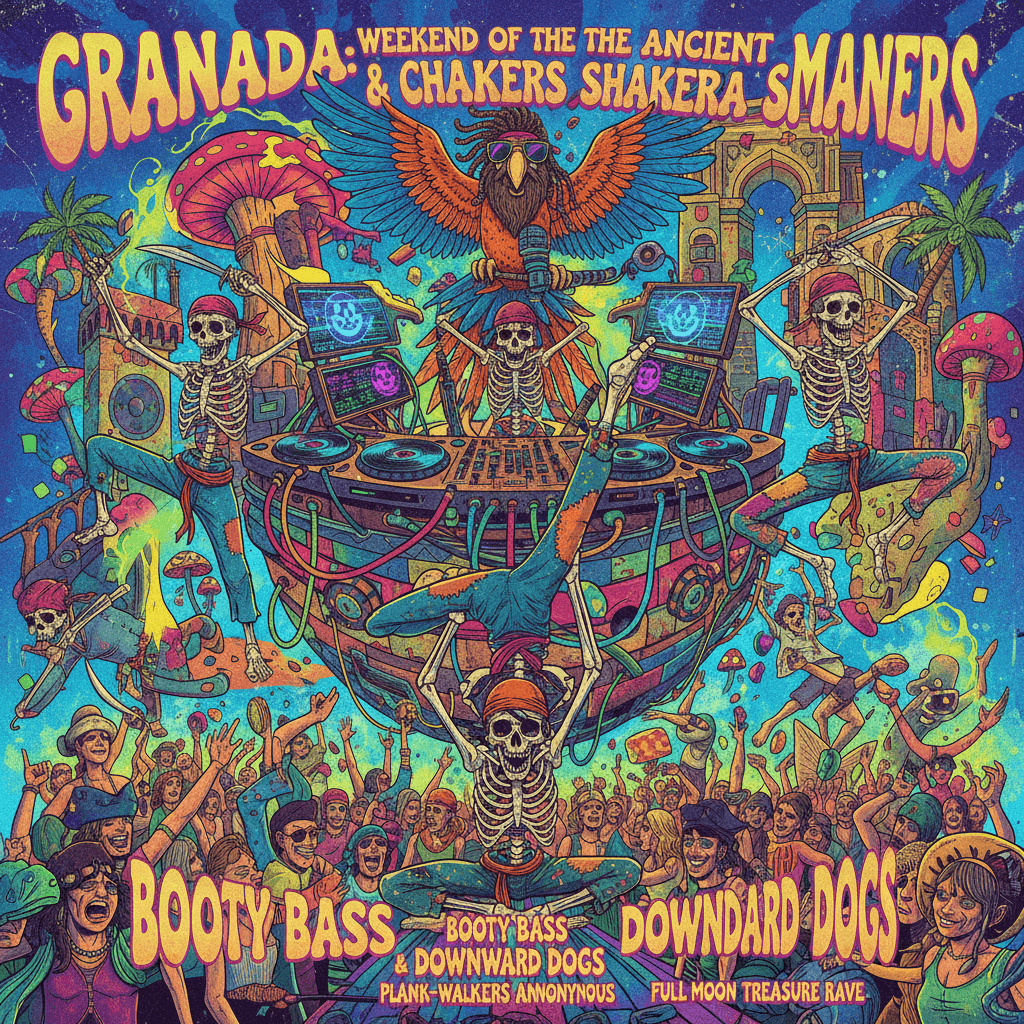 Pirates + yoga + DJ equipment = Granada's most unhinged weekend