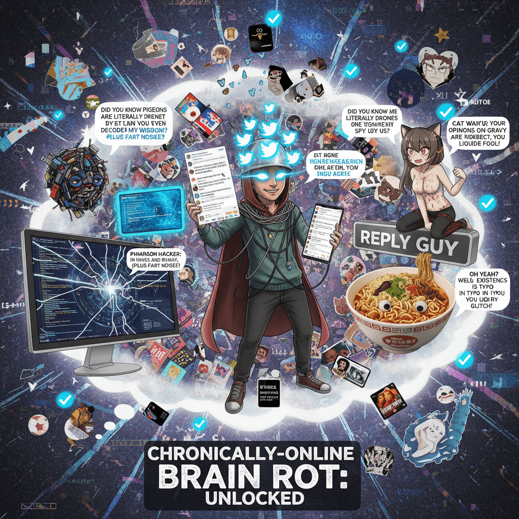 Three people having three different conversations simultaneously