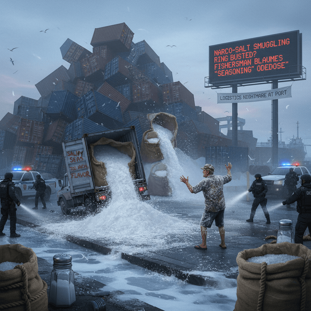 When your salt delivery gets way too seasoned with consequences