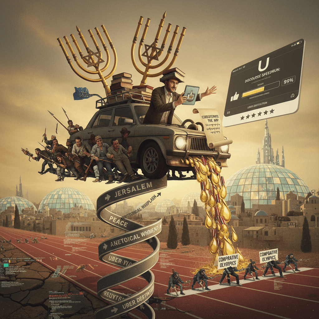 Local writer solves antisemitism via Uber ride, Jerusalem finds coexistence