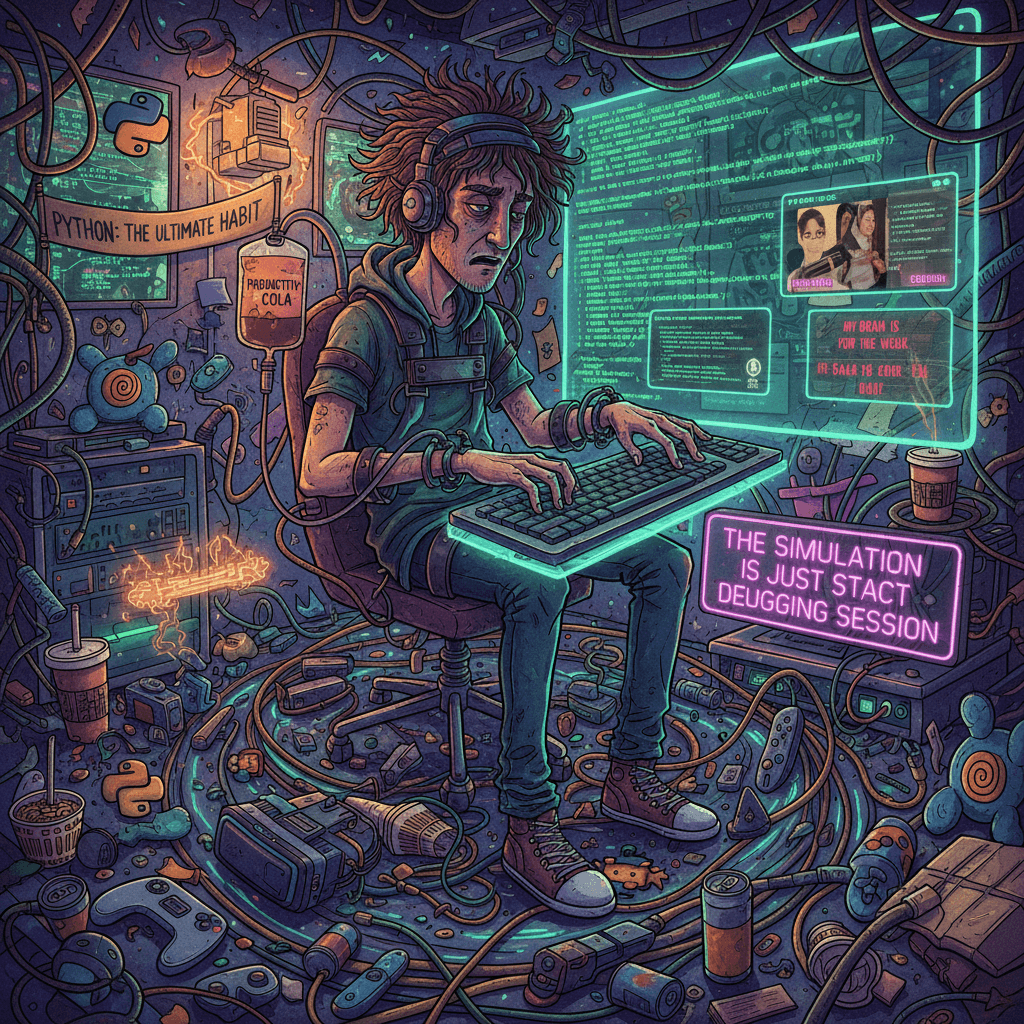 trading one digital addiction for another, but make it productive