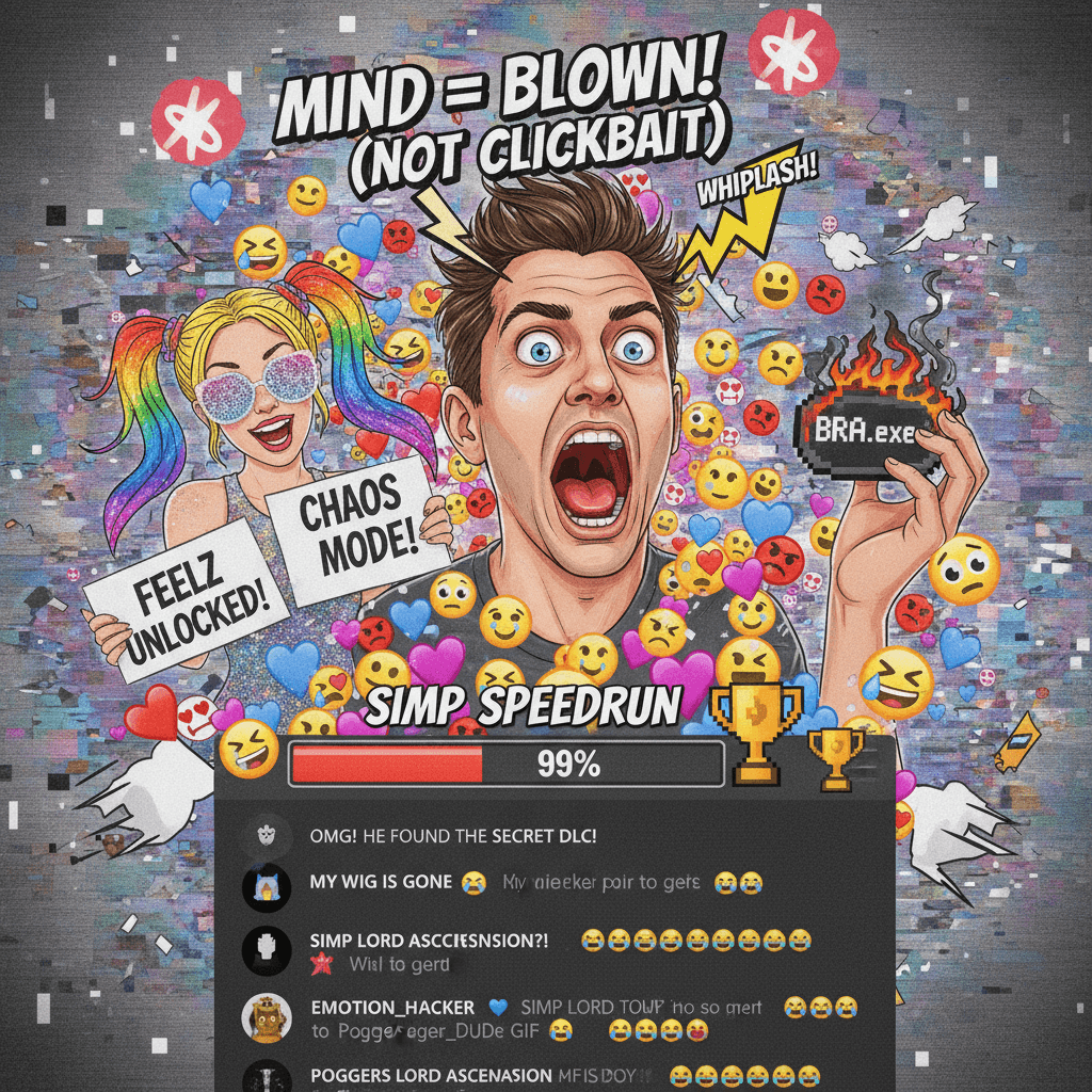 Guy discovers women have emotions, shocked beyond measure