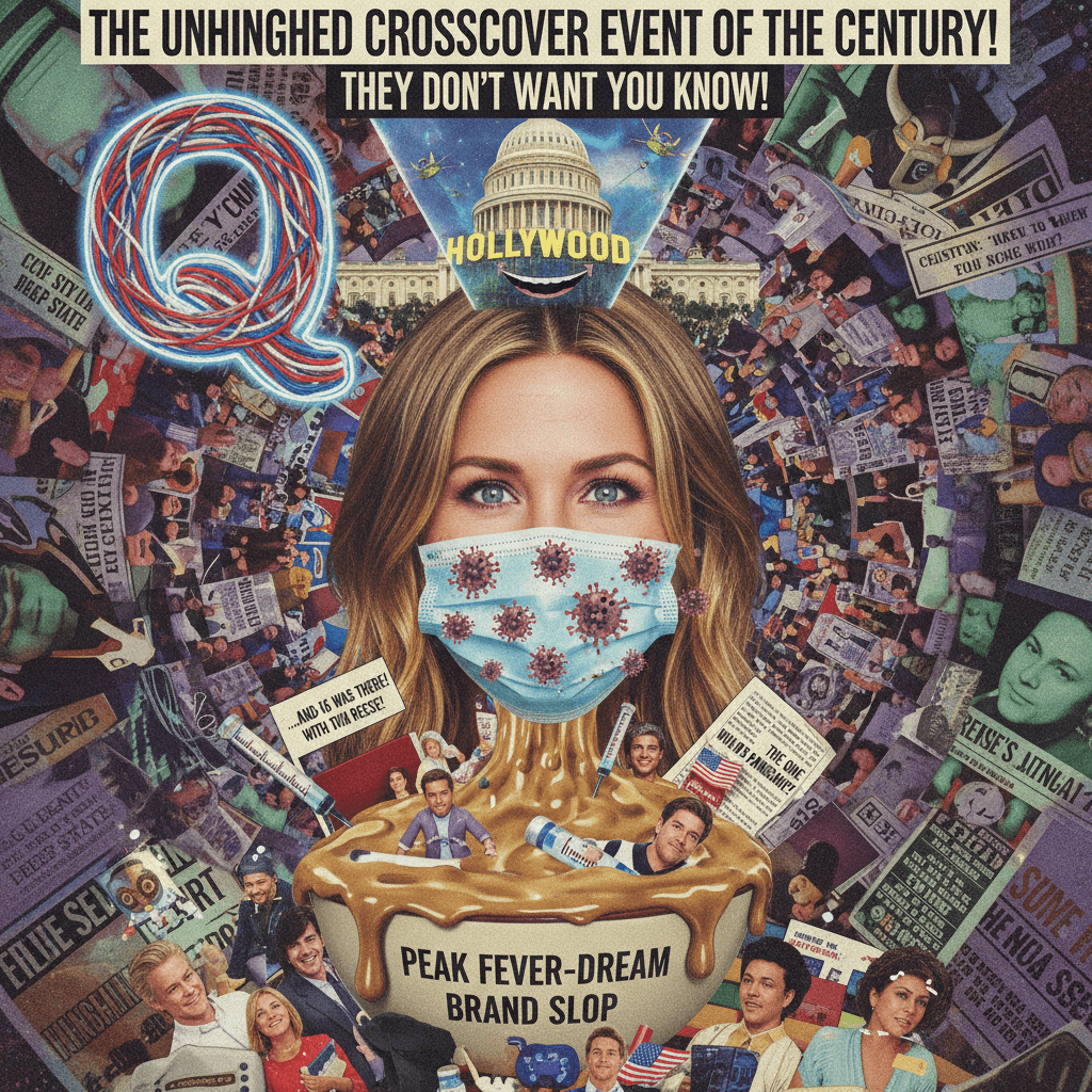 Reese + COVID + Jan 6 + Jen Aniston = peak fever-dream slop