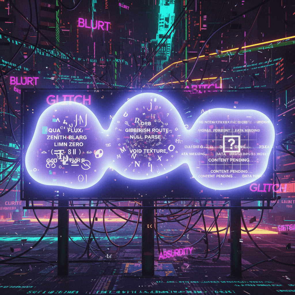 three words with zero context or comedic value