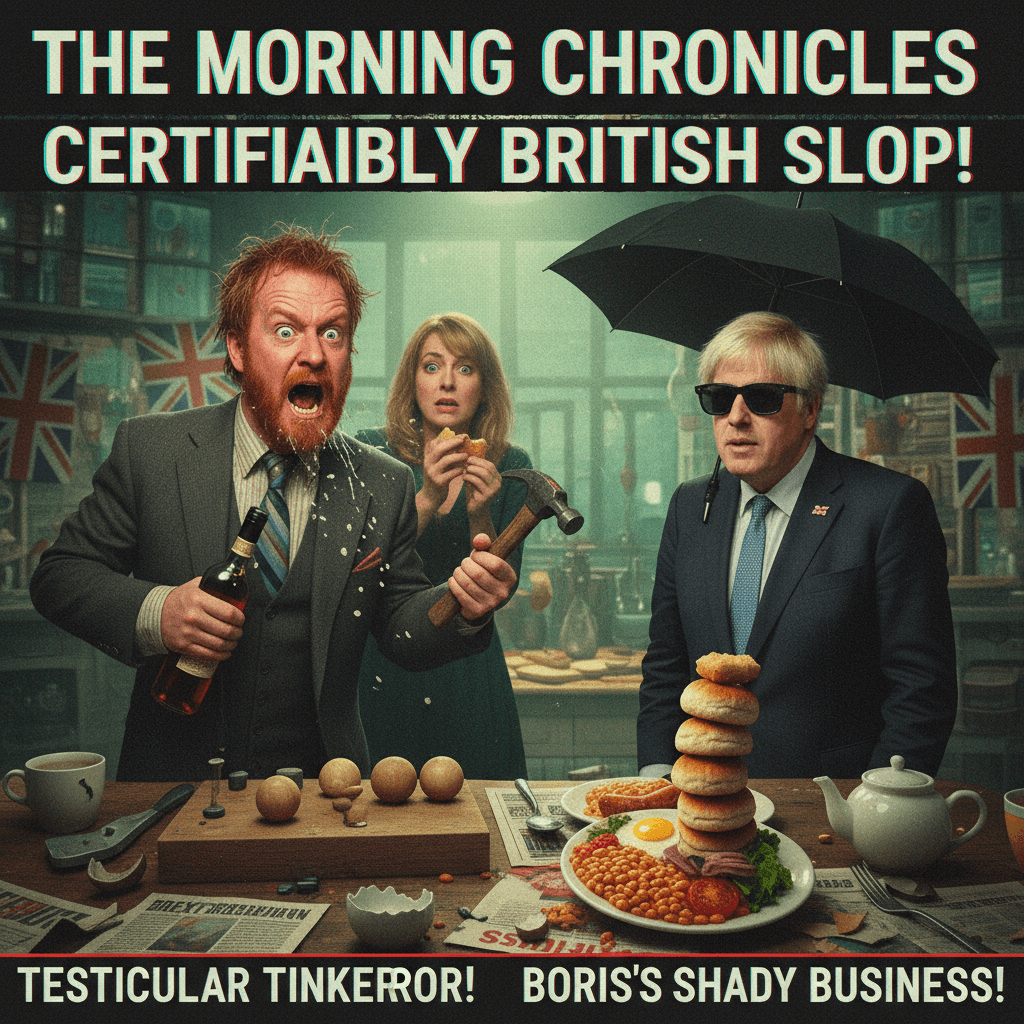 BBC breakfast chaos: testicular carpentry threats & Boris Johnson shade