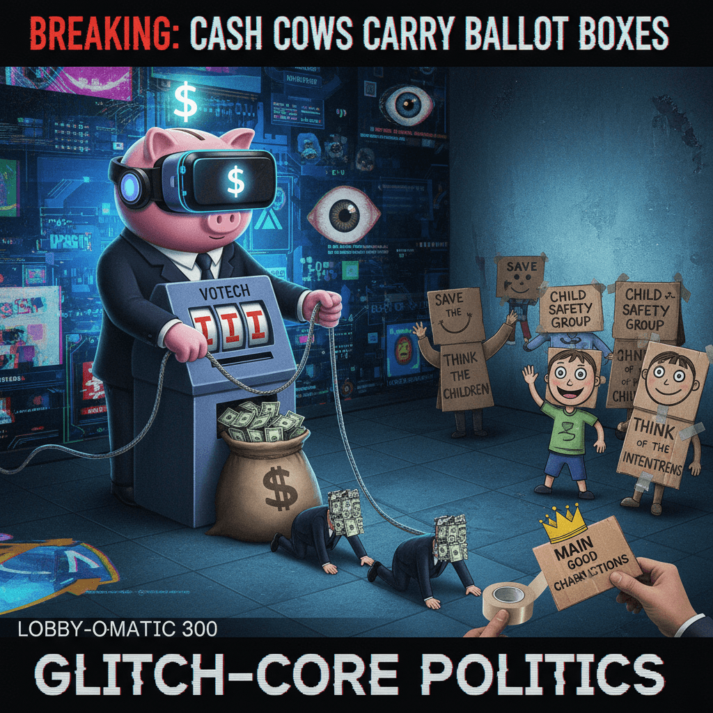 Big Tech buys politicians, child safety groups get cardboard cutouts