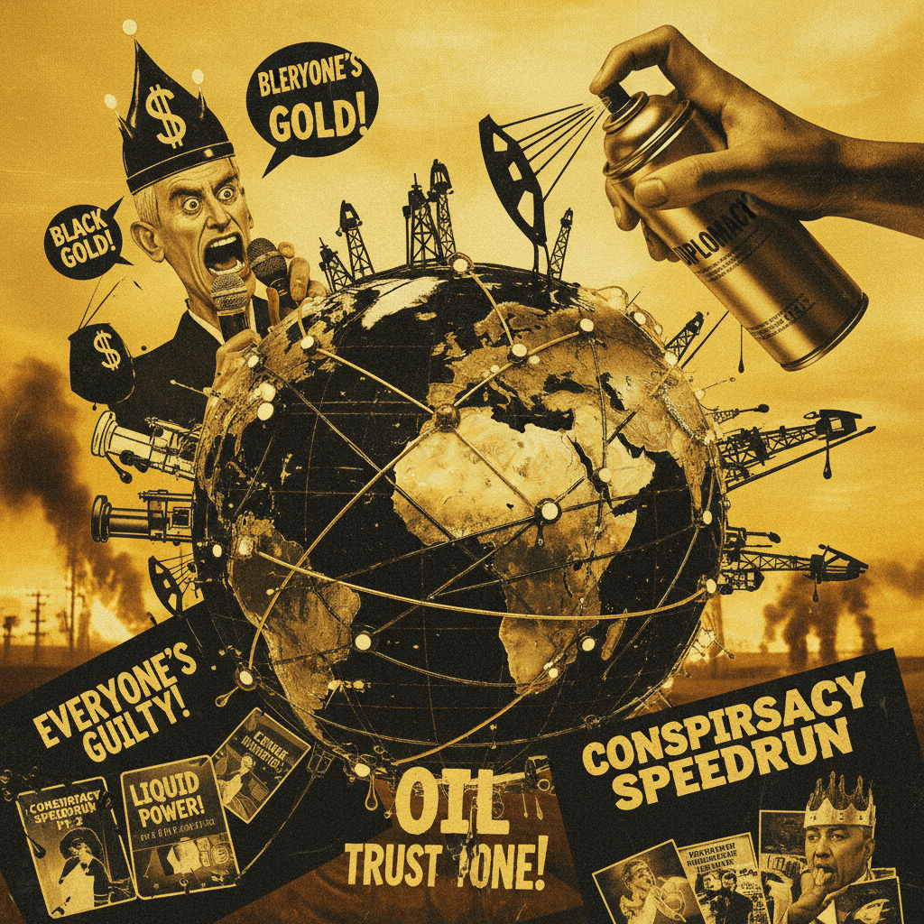 when you connect every dot with spray paint and call it diplomacy