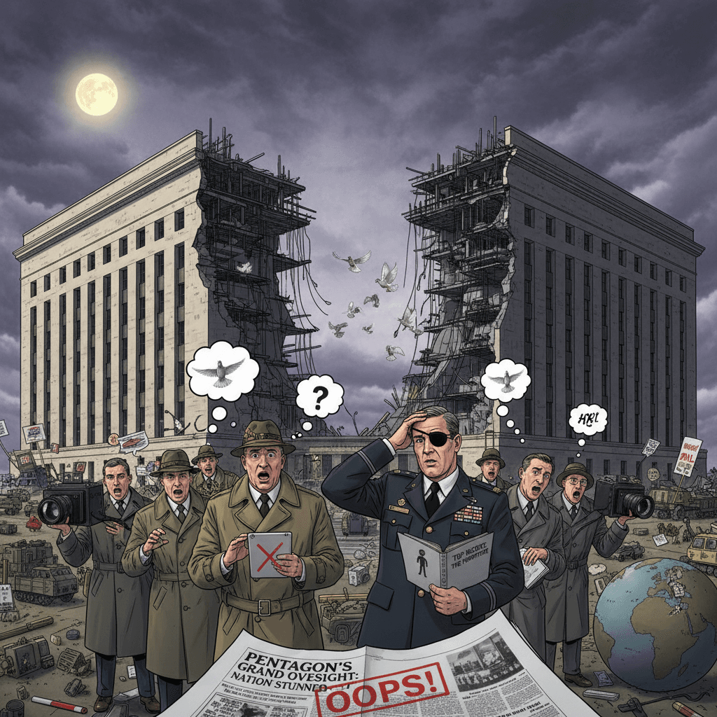 Pentagon discovers they forgot to plan something; journalists shocked