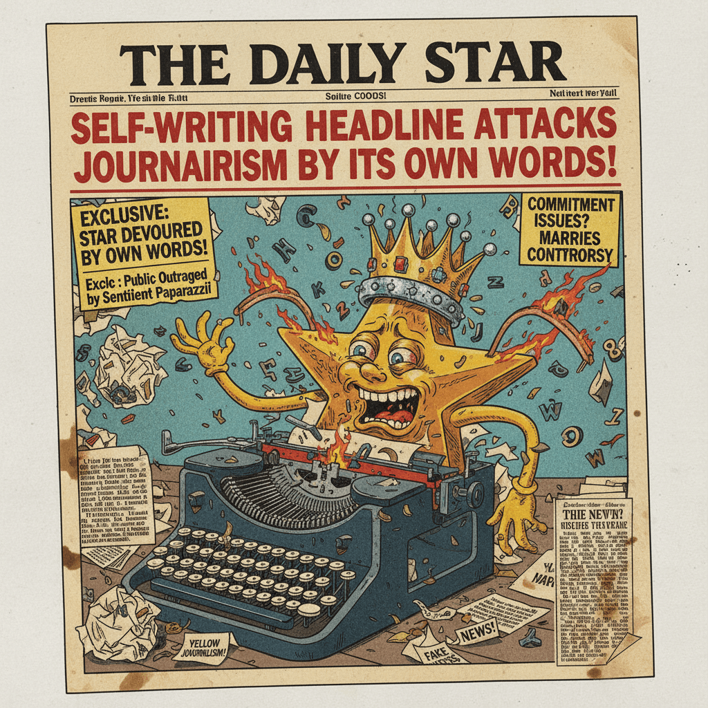 Daily Star hits different when the headline writes itself into controversy