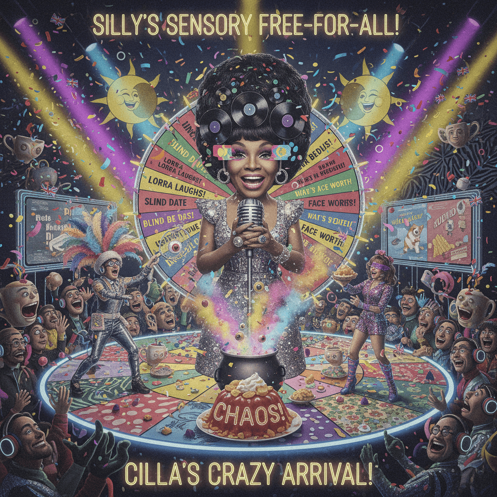 Cilla's arrived and brought complete sensory mayhem with her