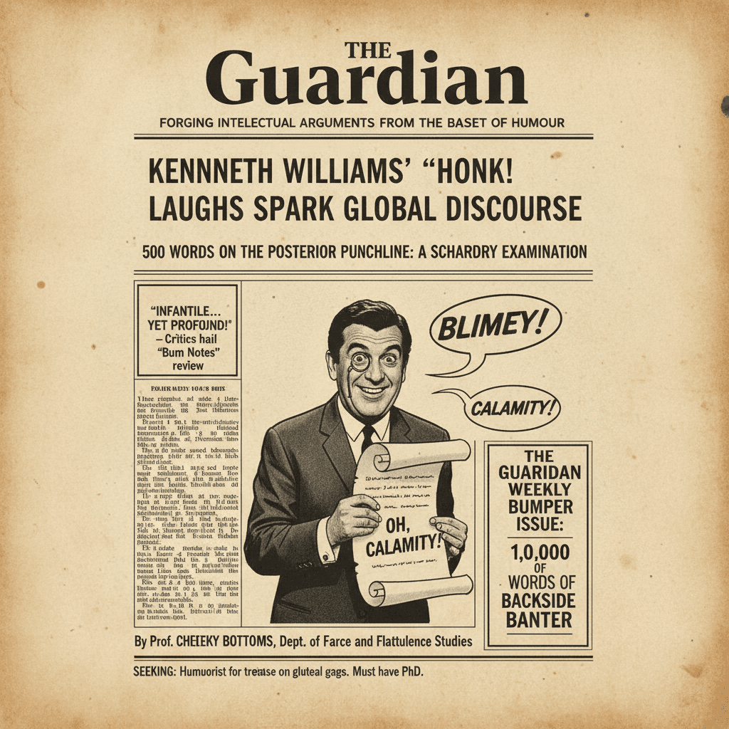 The Guardian really said 'let's write a 500-word essay about butt jokes'