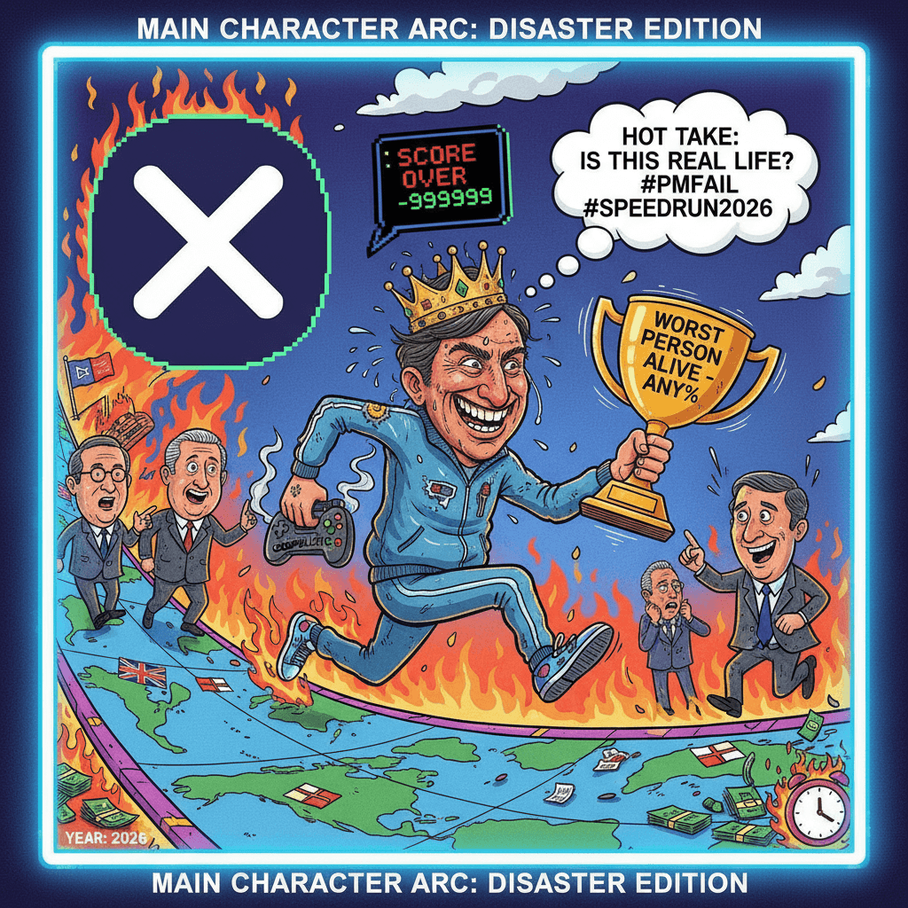 Former PM speedruns worst person alive speedrun any% (2026)