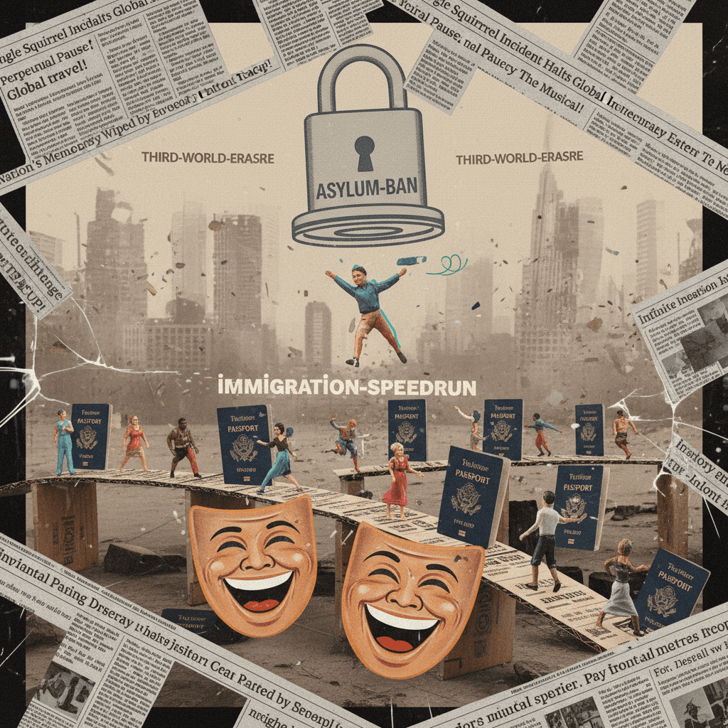 Asylum ban: when one incident justifies halting all decisions forever