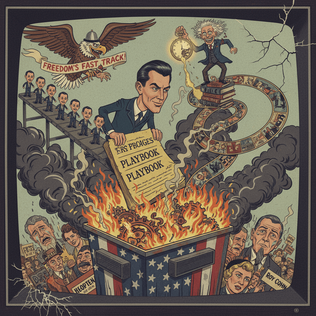 50yr old playbook turns America into a dumpster fire speedrun