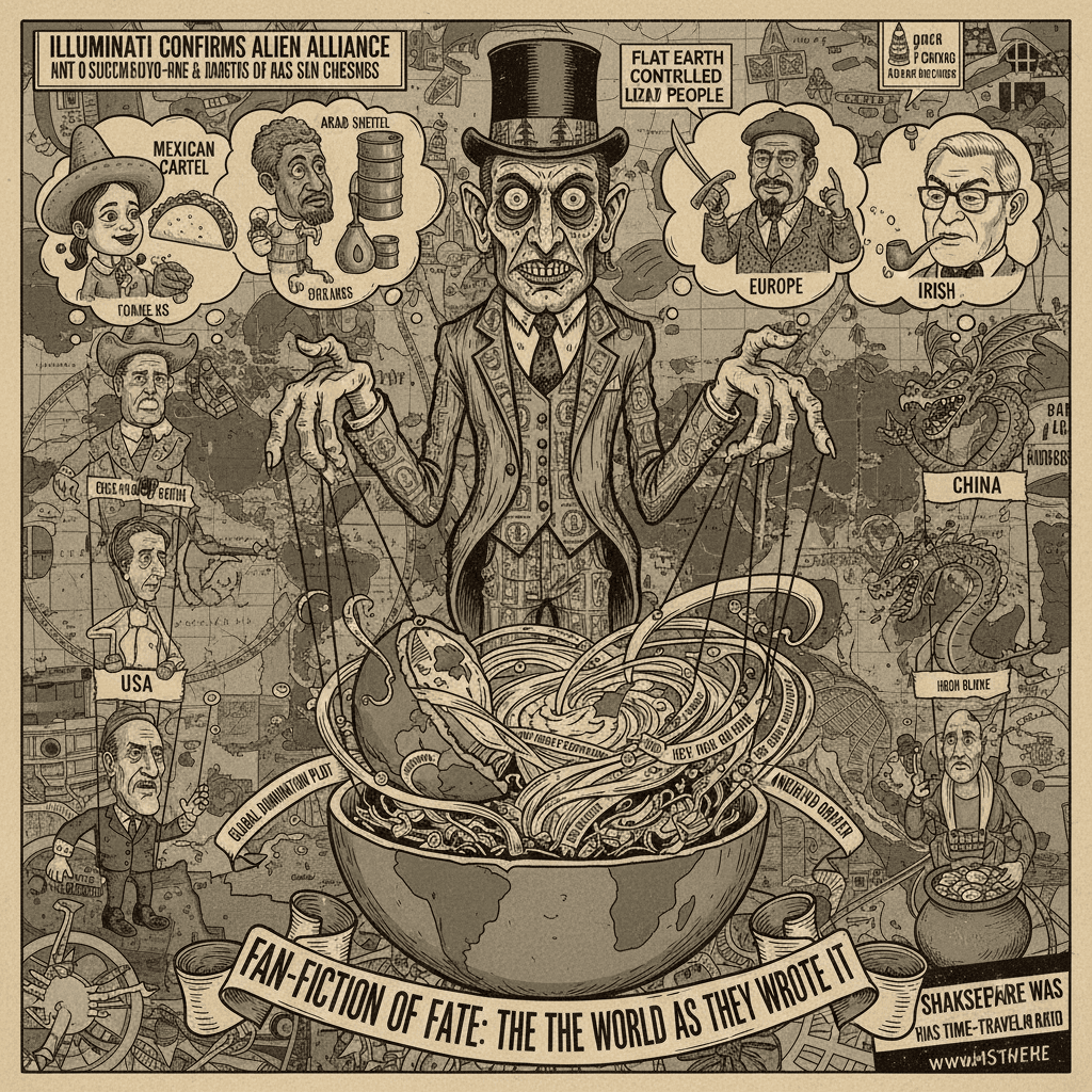 Weaponized ethnic stereotyping meets geopolitical fanfiction