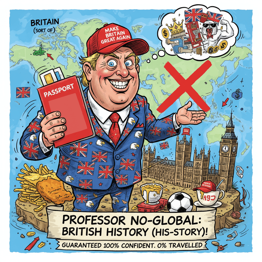 Expert on Britain: MAGA guy, zero passport stamps, maximum confidence