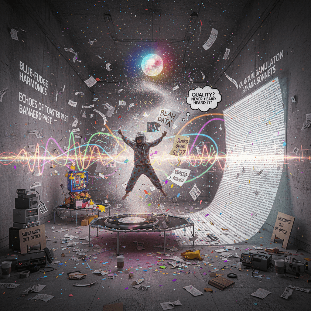 sonic dust shenanigans: when filling a page beats having substance