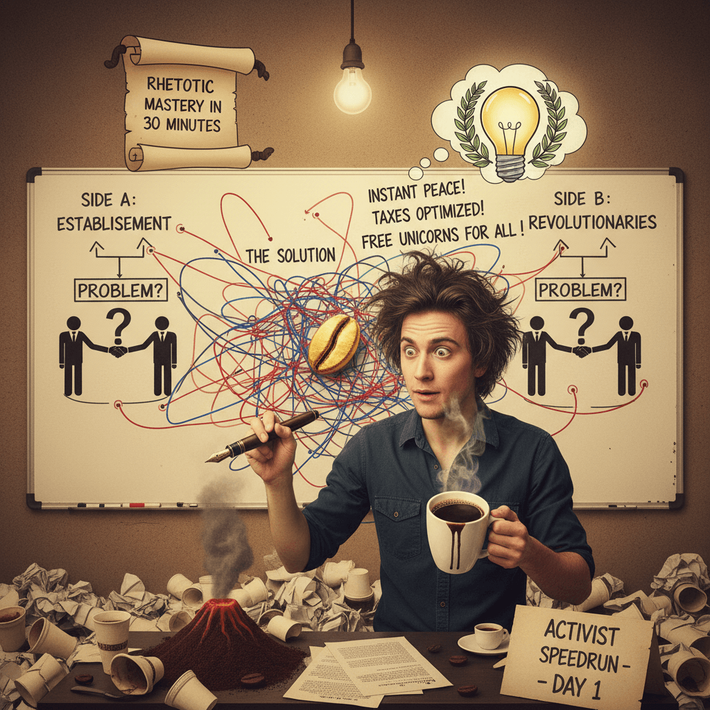 just learned about politics, already solved everything