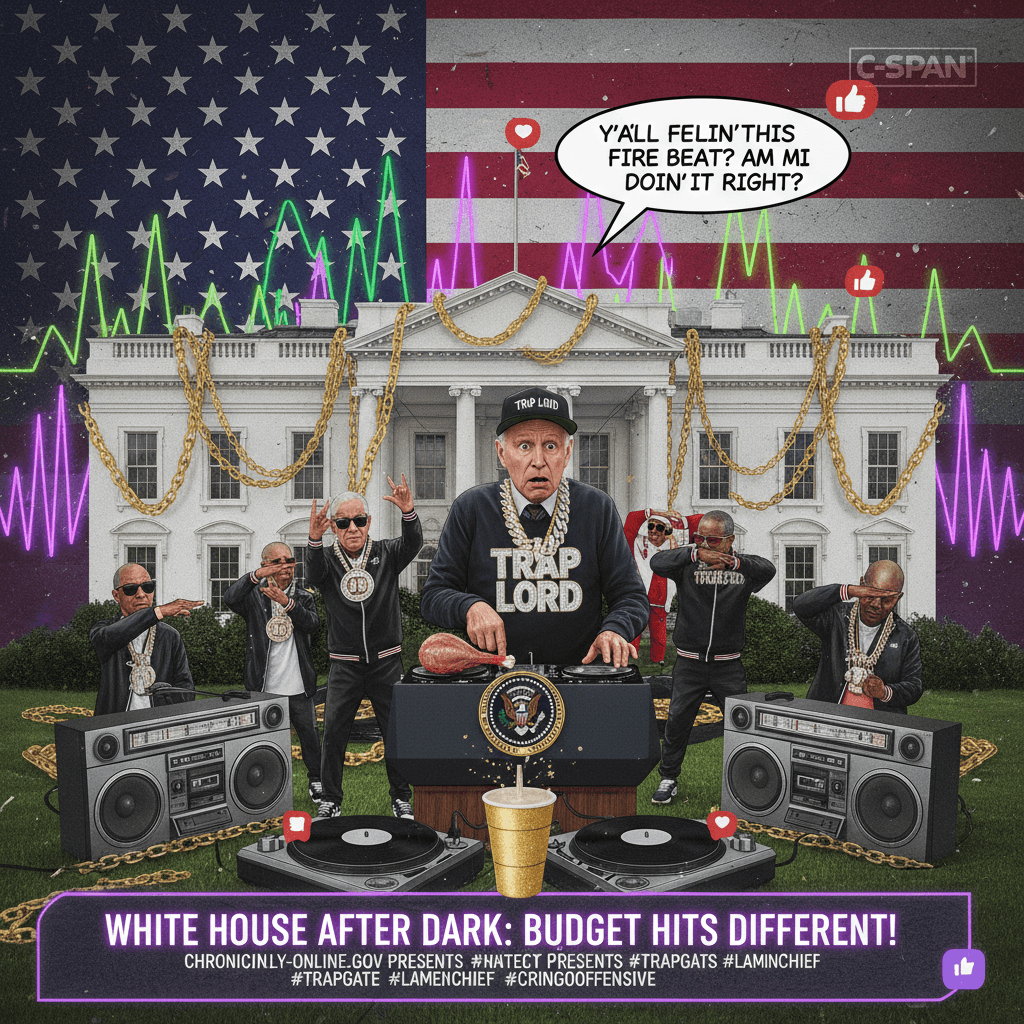 The White House discovers trap music and loses all remaining credibility