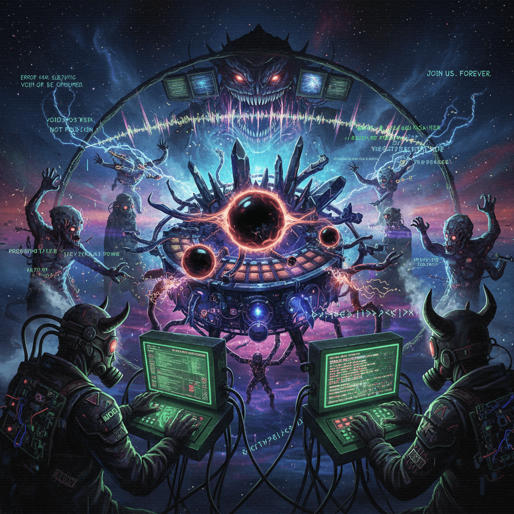 cosmic drum machine summoned something, now it won't shut up