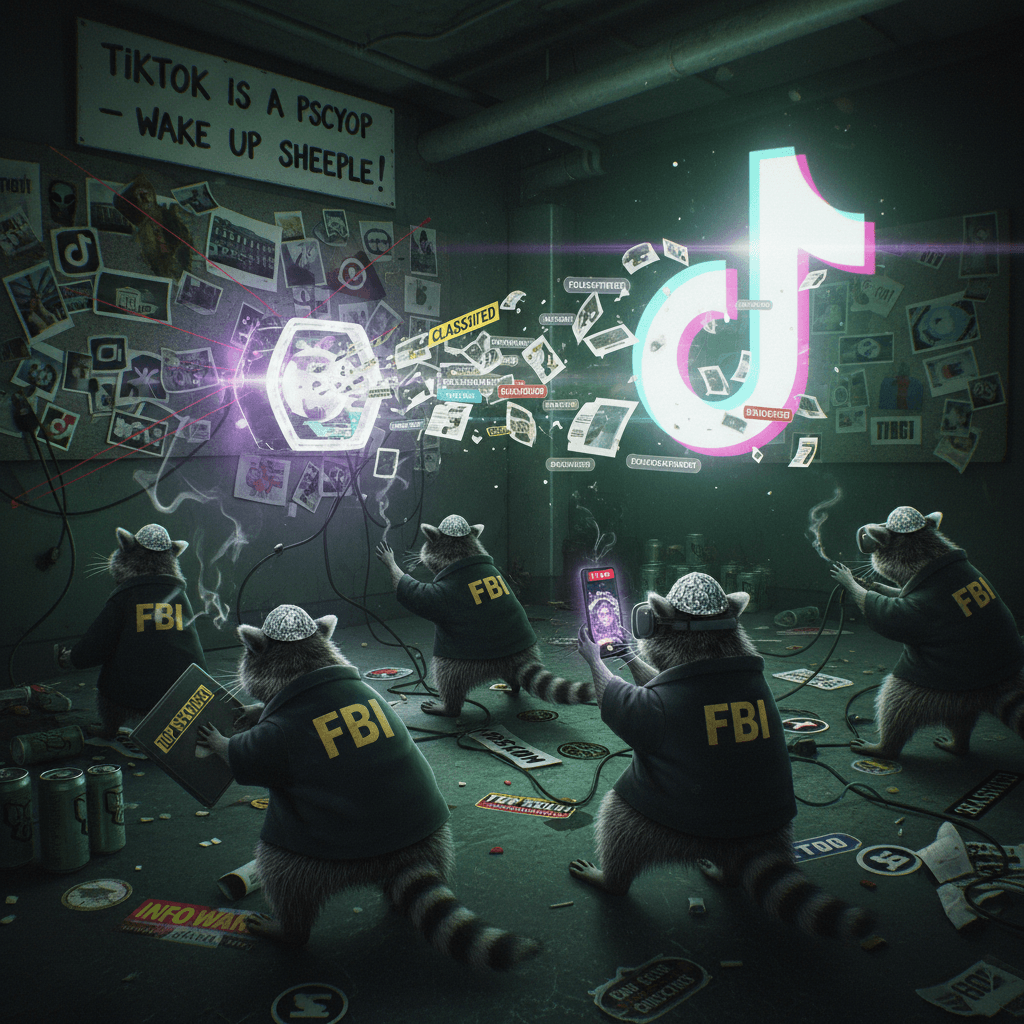 Raccoons caught with classified docs? TikTok was the real weapon all along