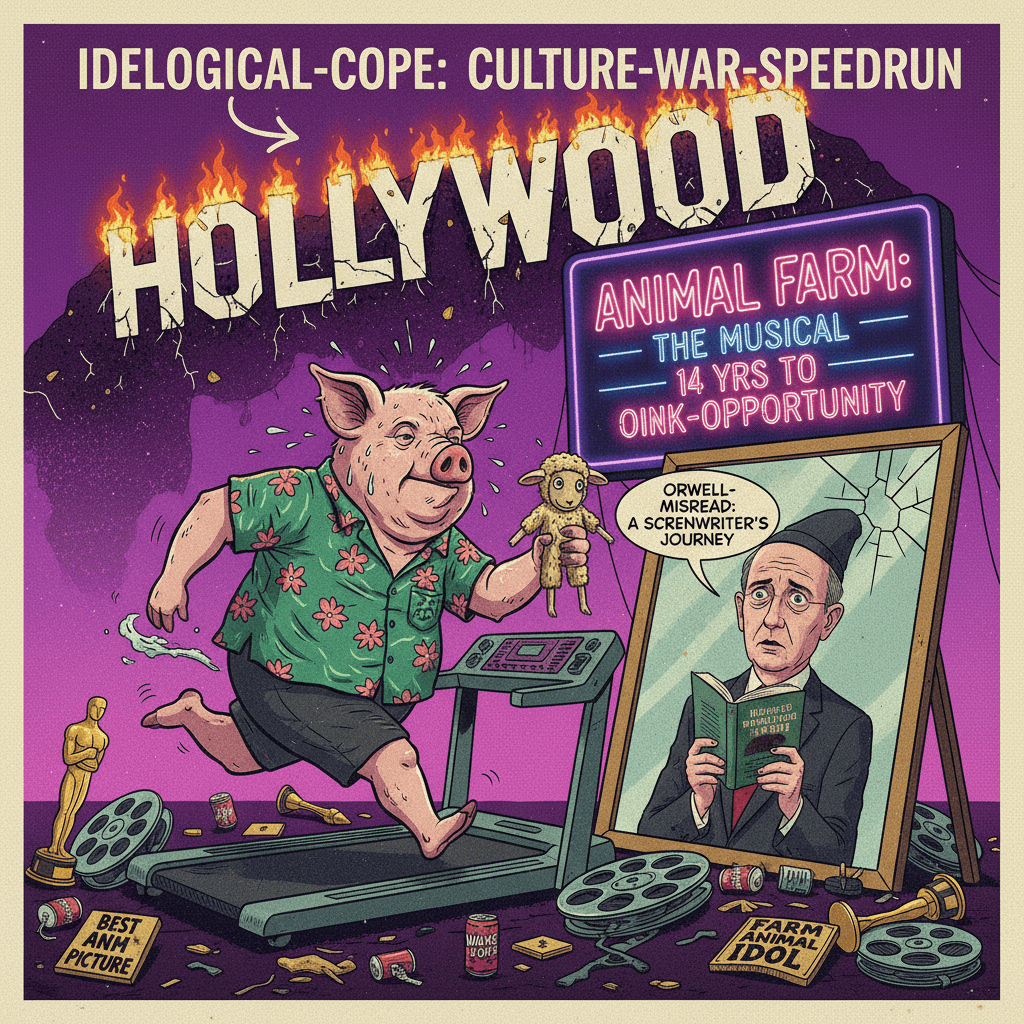 14 years to completely miss the assignment: Hollywood's Animal Farm strawman speedrun