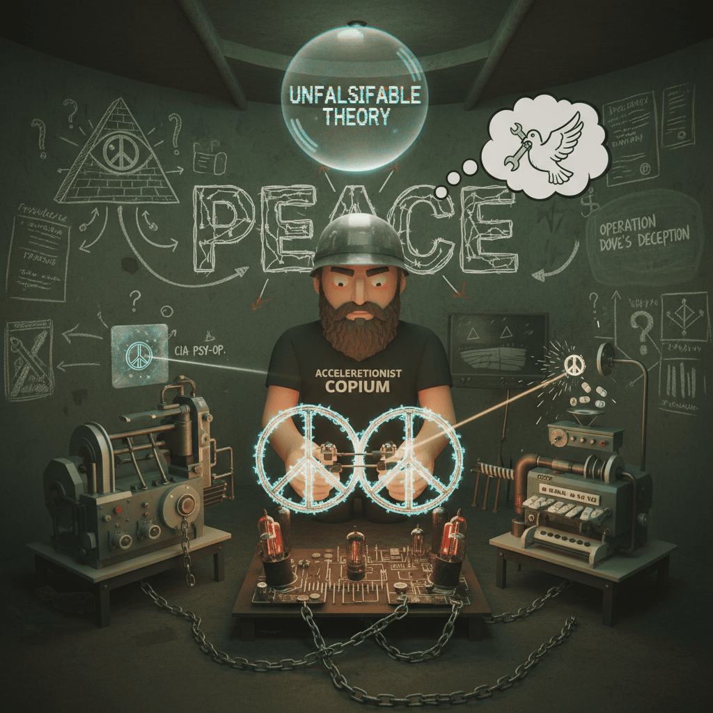 CIA invented peace signs to prevent actual revolution (trust me bro)