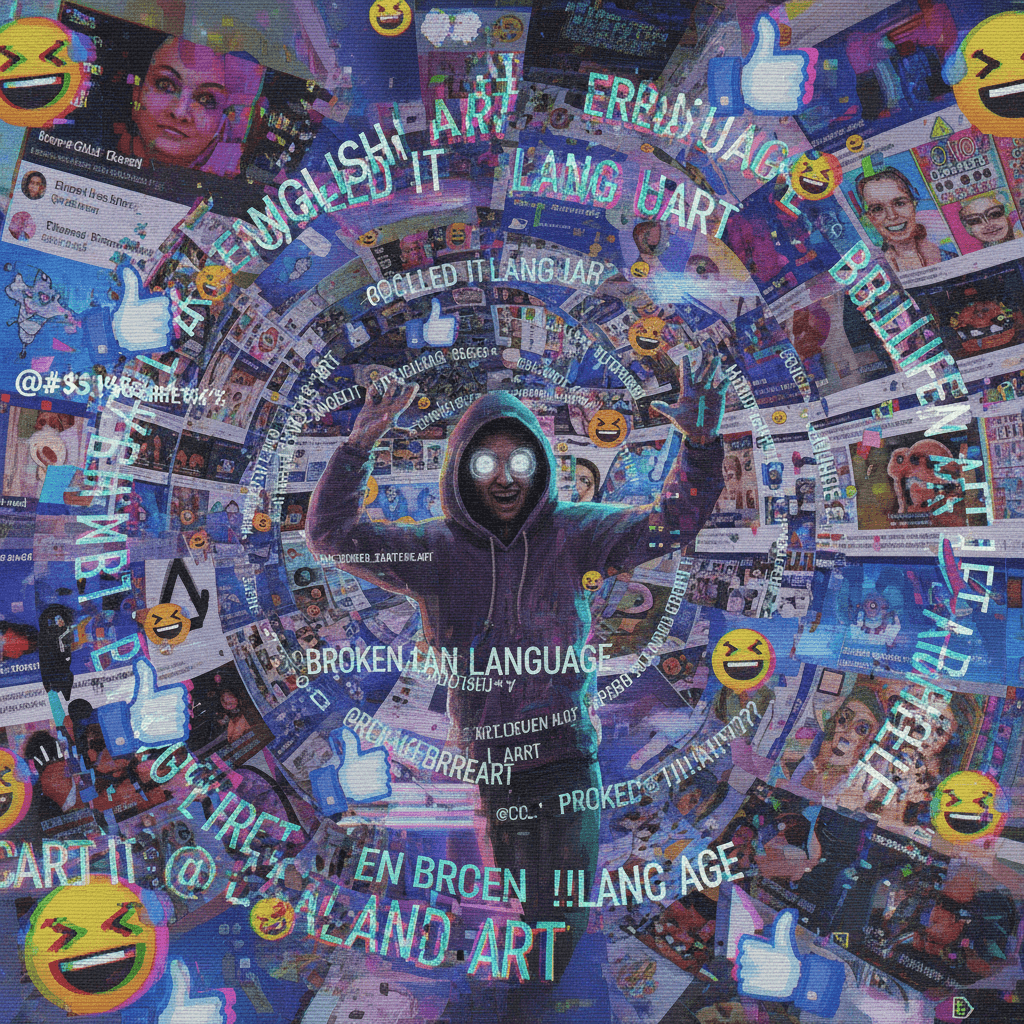 broke the english language and called it art