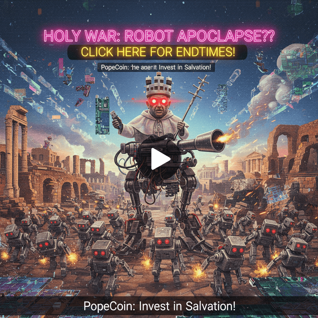 pope.exe has declared war on the robots (he won't)