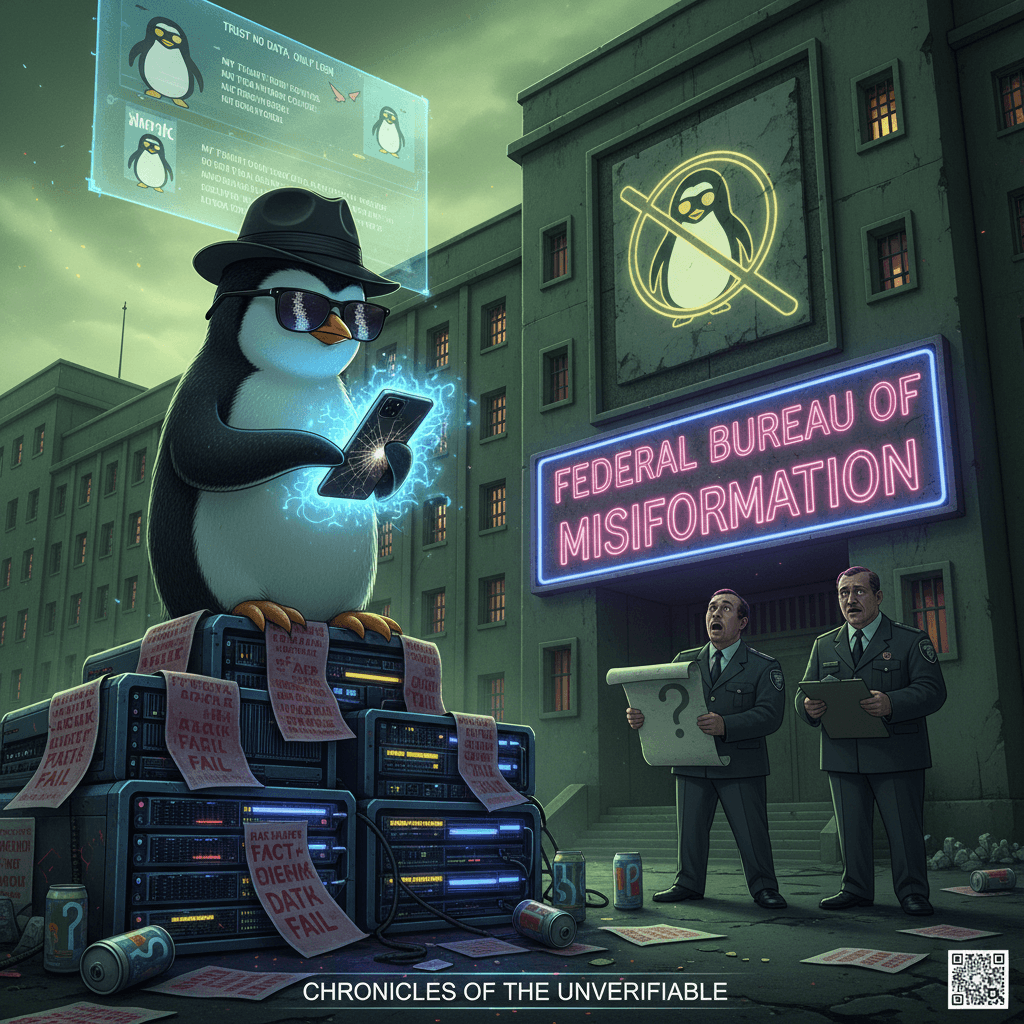 The penguin does not care about your fact-check attempts