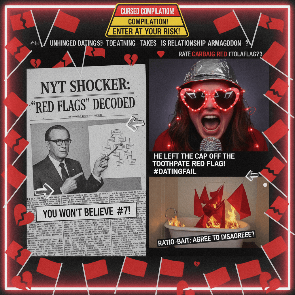NYT article meets unhinged TikTok energy in the ultimate relationship red flag compilation