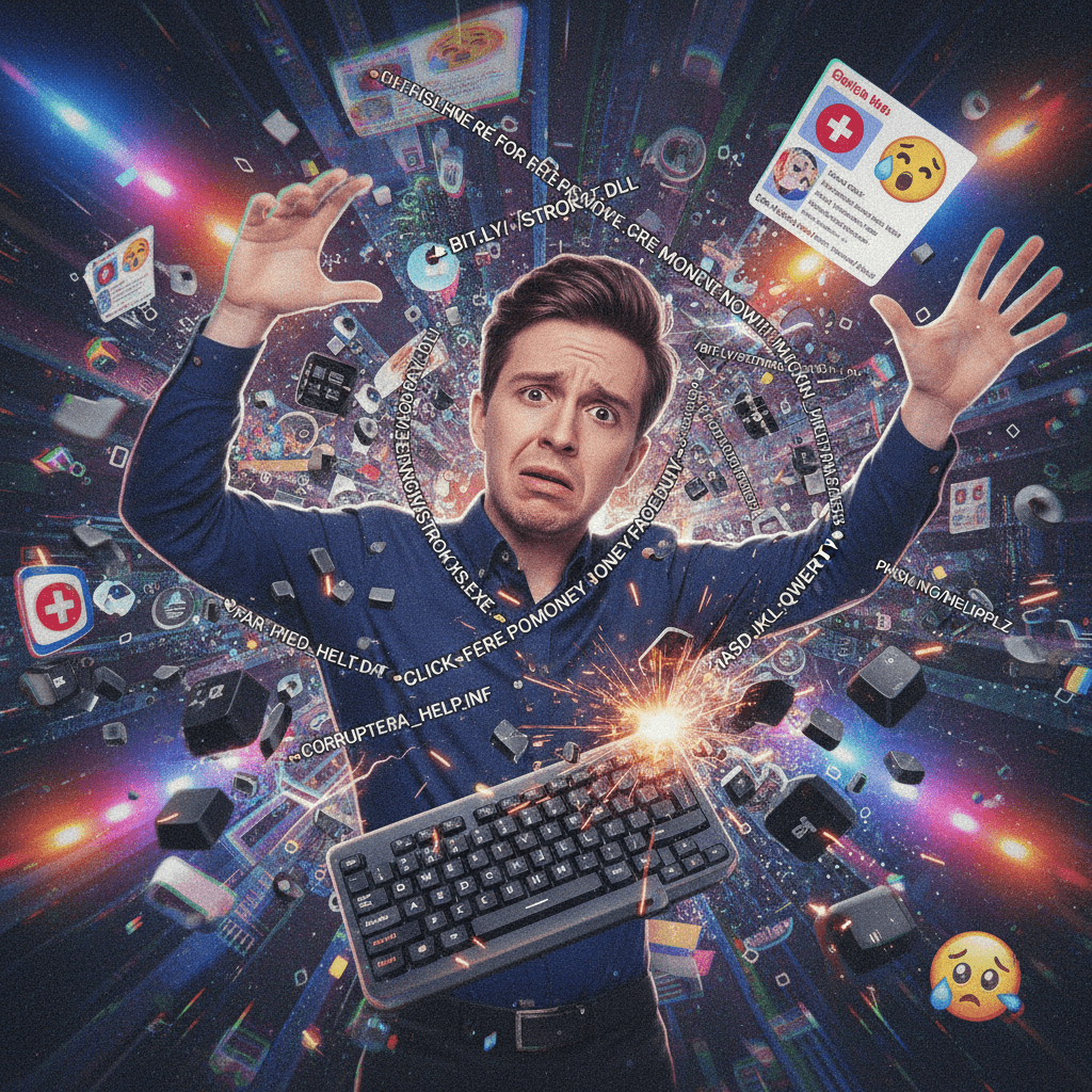 stroke symptoms meets spam scam meets corrupted file in the worst possible way