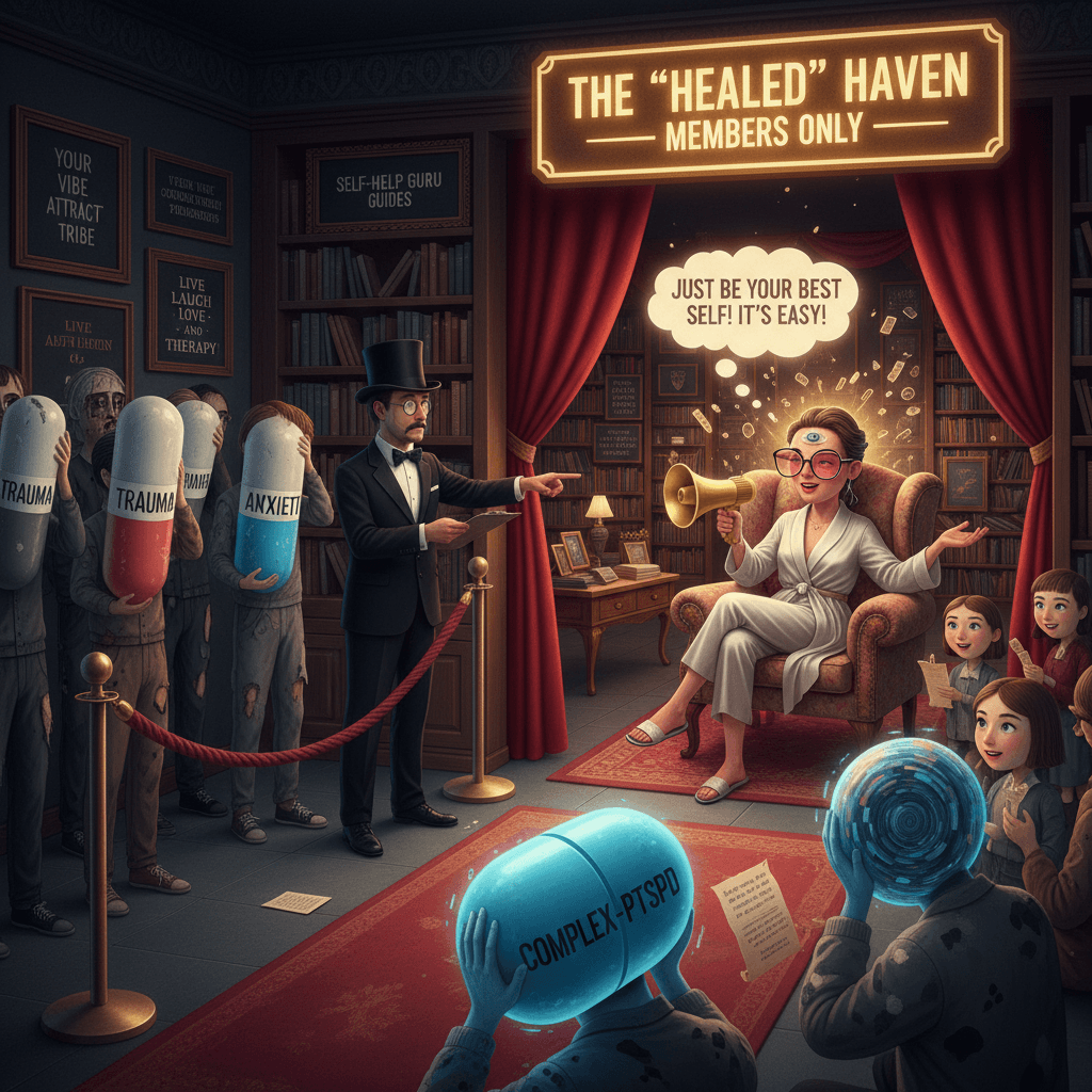 gatekeeping mental health like it's a vip club