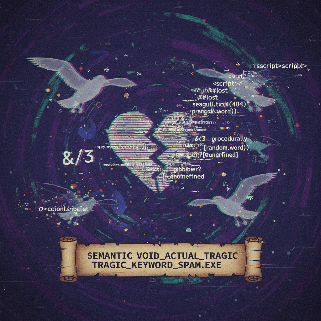 Love lost in procedurally generated gibberish and phantom seagulls