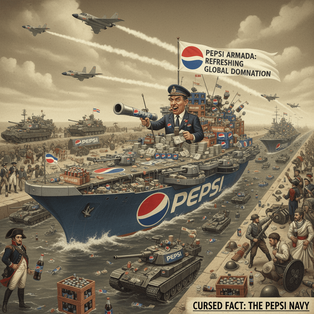 Pepsi briefly owned more firepower than most nations, unhinged