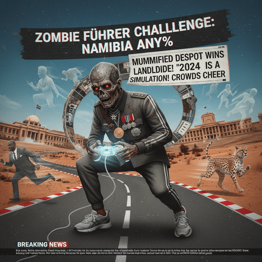 dead dictator speedruns Namibian politics, 2024 is unreal
