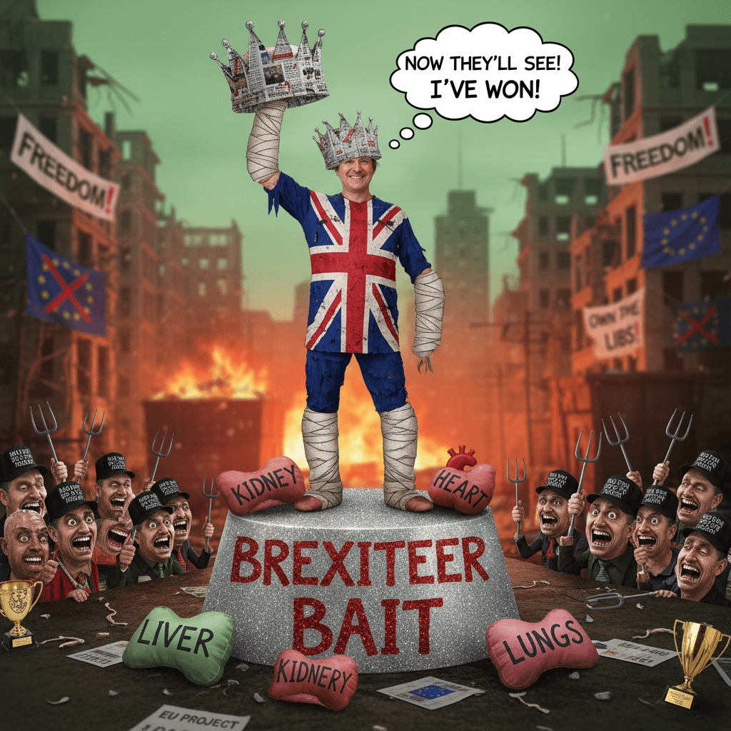 Cutting off your organs to own the Brexiteers: a masterclass in misplaced rage