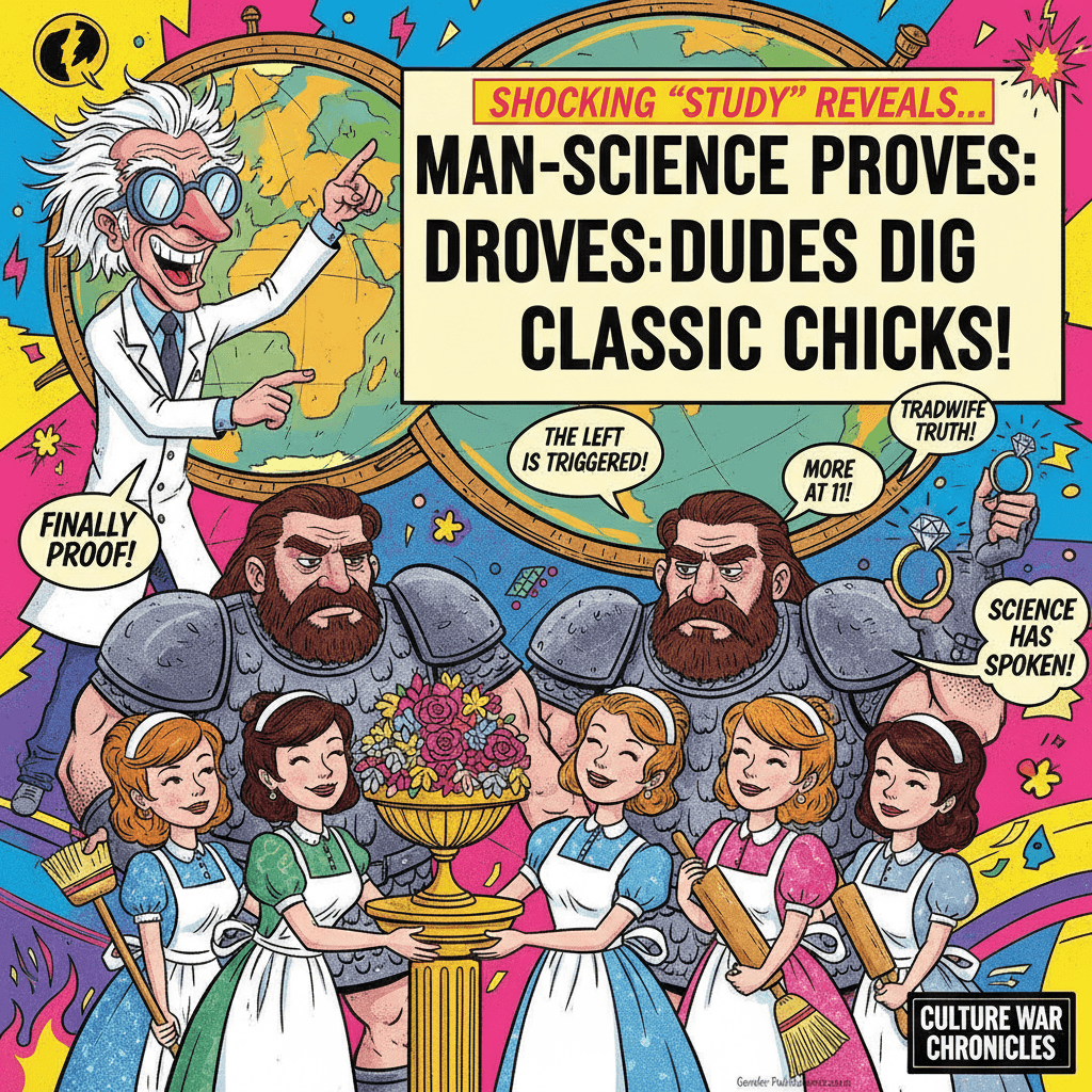 study claims misogynists like traditional women, shocking no one