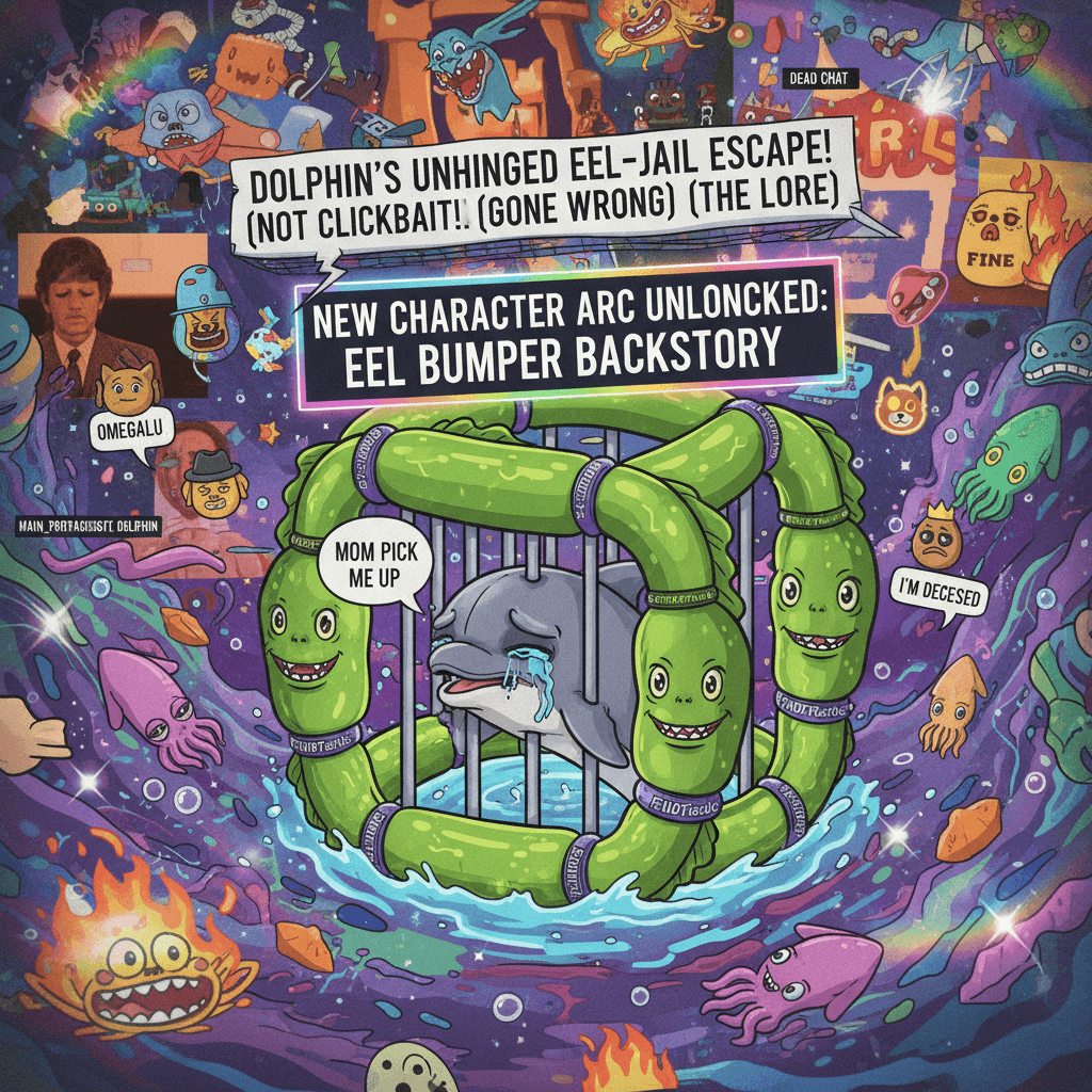 dolphin jail + eel bumpers: the lore deepens
