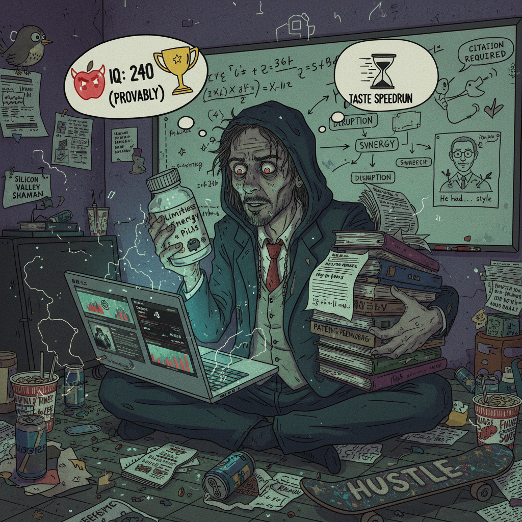 Jobs had taste, you have amphetamines and citations—sad!