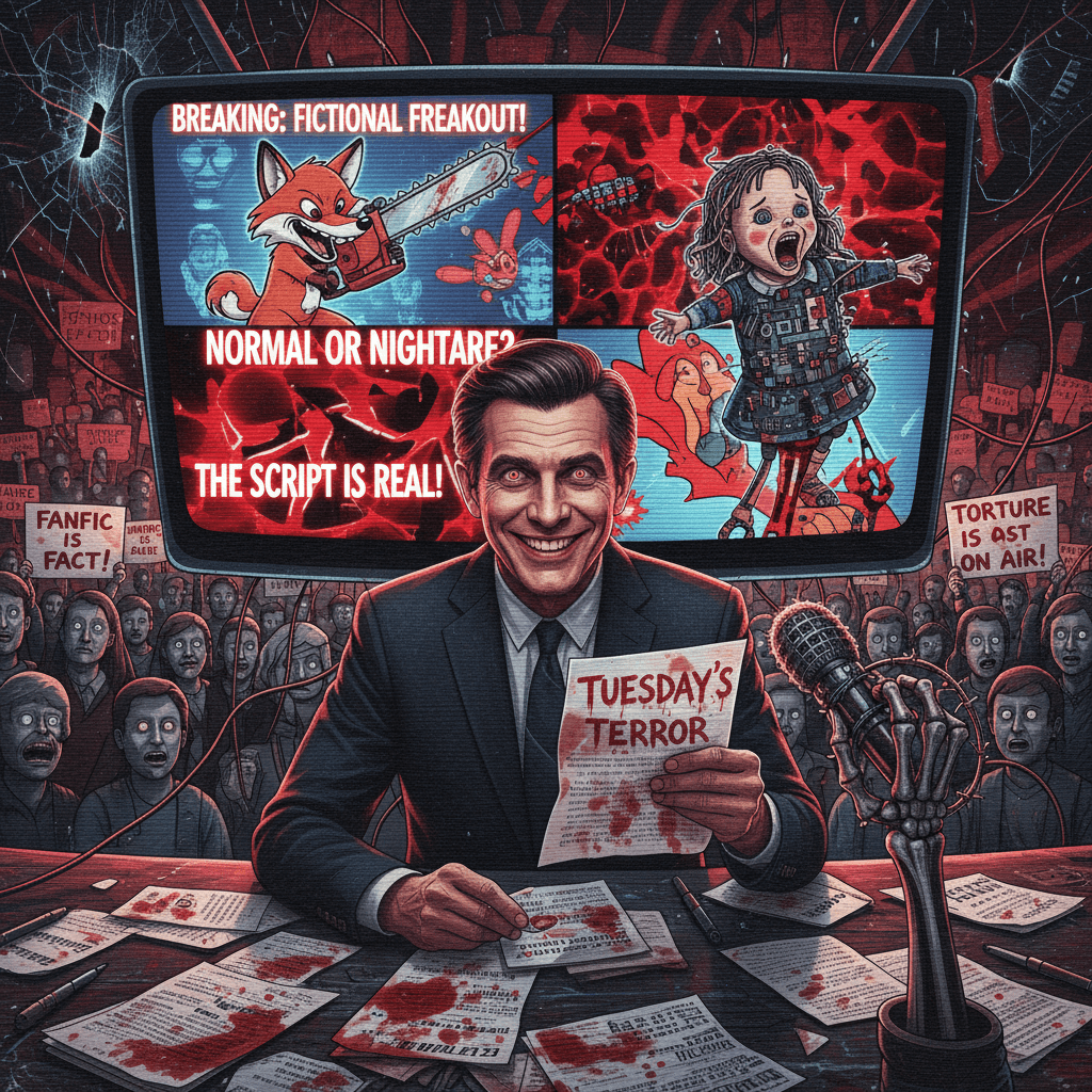 Fox News anchor writes snuff film script, very normal Tuesday