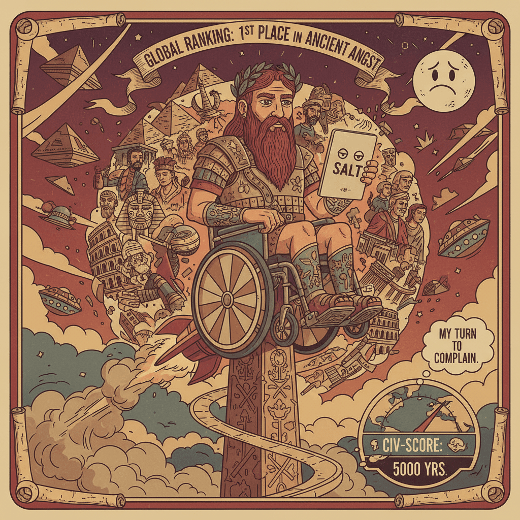 5000 years of civilization speedrun into one grievance